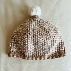 J. Crew | wool knitted toque / Beanie with pom-pom